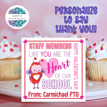 valentines theme appreciation tags